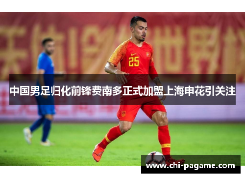 中国男足归化前锋费南多正式加盟上海申花引关注 中国男足归化前锋费南多正式加盟上海申花引关注